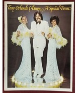 TONY ORLANDO &amp; DAWN - VINTAGE 1976 TOUR BOOK CONCERT PROGRAM - MINT MINUS - $10.00
