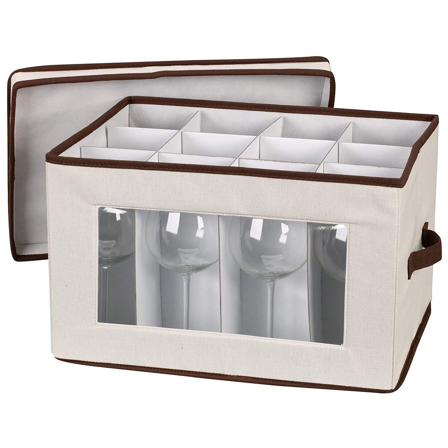 Household Essentials Vision Storage Box,Wine,Organize, Container, Package, Glass - $34.49