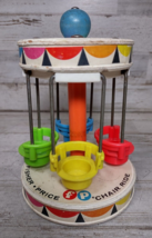 Vintage Fisher Price Chair Ride Merry Go Round Carnival Ride *NO DOLLS* - £21.36 GBP