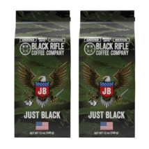 Black Rifle Coffee Just Black, Medium Roast, Ground Coffee,12 oz 2 Pack - £29.05 GBP