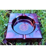 Handmade Epoxy Resin Ashtray Pagan Viking Witch Rock Gothic Wicca Home H... - £19.18 GBP