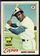 1978 Topps #72 Andre Dawson VG-B106R1 - £31.64 GBP