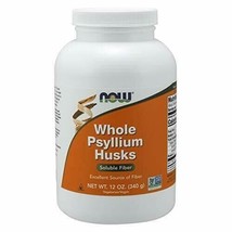 NOW Supplements, Whole Psyllium Husks, Non-GMO Project Verified, Soluble Fibe... - £15.14 GBP