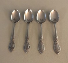 Oneida WORDSWORTH Stainless Lot of 4 Place/Oval Soup Spoons Glossy 6.75&quot; - $23.53