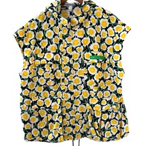 Diane Von Furstenberg Womens Maximalist Floral Packable Hooded Vest Yell... - $22.99