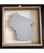 Primitives by Kathy Wisconsin Wanderlust Wooden Box Sign - £11.93 GBP