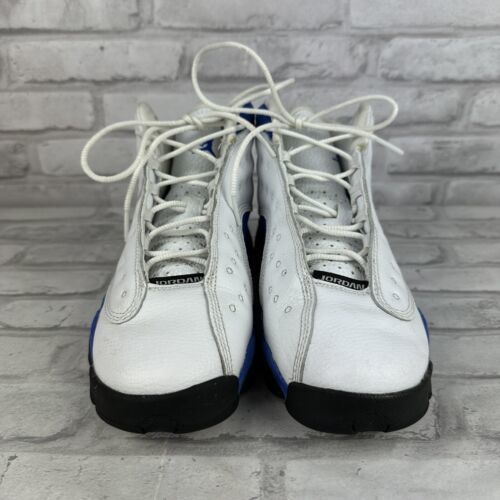 Primary image for Nike Air Jordan 13 Retro White Blue Sneakers 884129-117 Boys Size 6Y W/Box