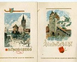2 Norddeutscher Lloyd Bremen Menus SS Columbus Konigsberg &amp; Dinkelsbuhl ... - $18.81