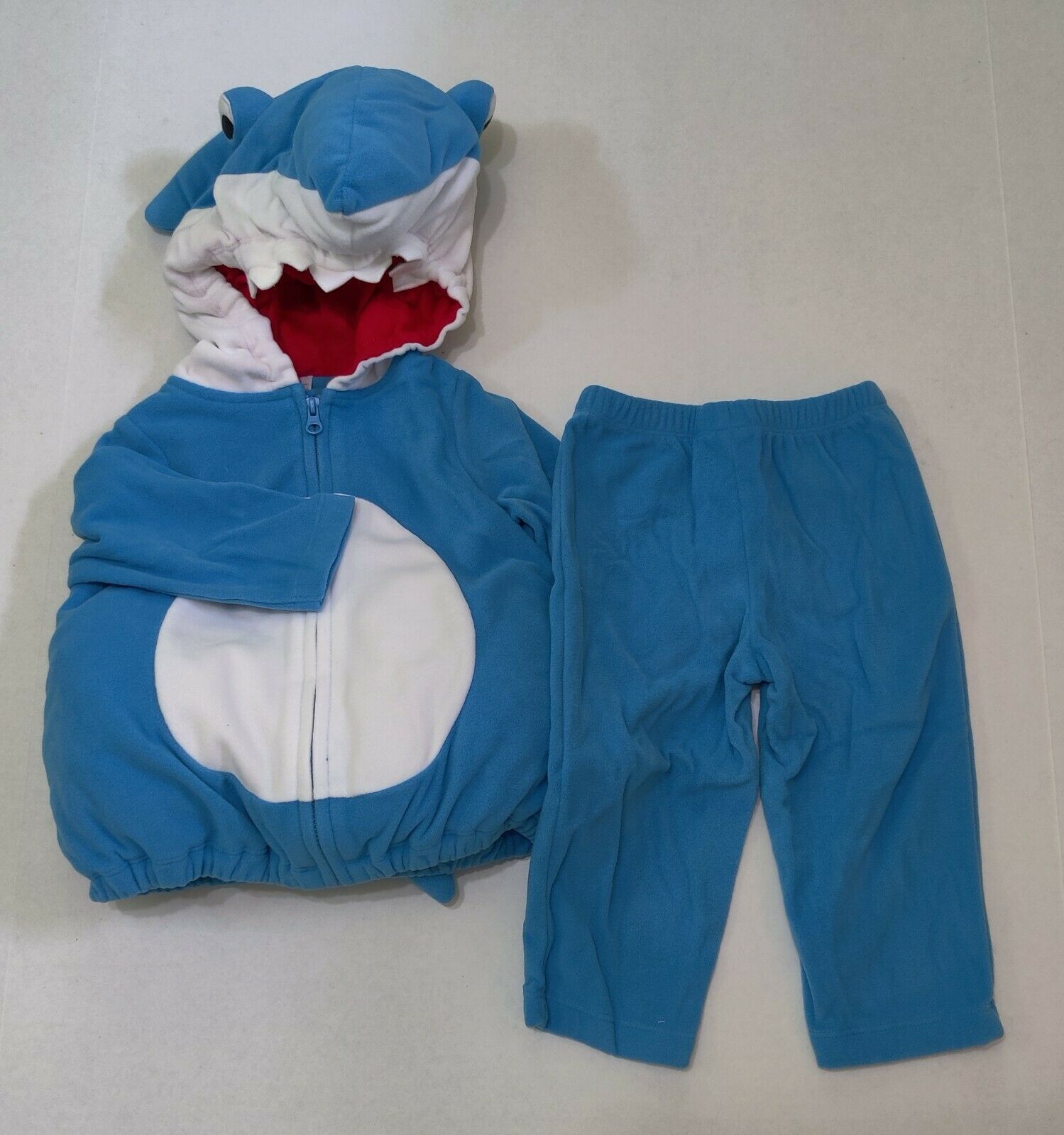 Carter&#39;s Halloween Shark Costume Size 3/6 6/9 12 18 or 24 Months 2 Piece... - $21.78+