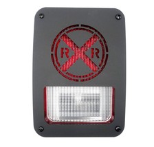 Railroad brake Tail light covers /  fits 07-18 jeep Wrangler / JK - £18.53 GBP