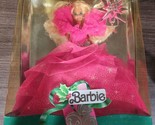 Happy Holidays Barbie Doll Special Edition 1990 Mattel #4098 Sealed Orna... - £37.66 GBP