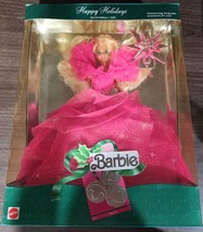 Happy Holidays Barbie Doll Special Edition 1990 Mattel #4098 Sealed Ornament - £37.19 GBP