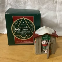 1988 Hallmark Keepsake Collector’s Club Ornament “Our Clubhouse” - $8.59