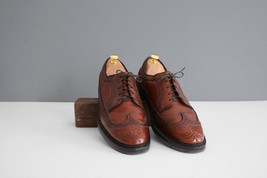 Handmade Maroon Color Mens Premium Party Wear Oxford Wing Tip Leather Shoes - £120.63 GBP+