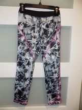 Reebok Performance Leggings Gray Design Size 6X Girl's - $14.40