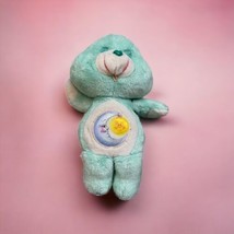 Care Bears Green Bedtime Bear Moon Star Stuffed Animal Plush Toy Vintage 1983 - £14.18 GBP