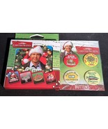 National Lampoon&#39;s Christmas Vacation Holiday Badge Coasters &amp; Buttons Set - $10.35