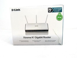 D-Link DIR-655 Xtreme N+ 300 Mbps Wireless 4-Port Gigabit Ethernet Router 74-2 - $38.19