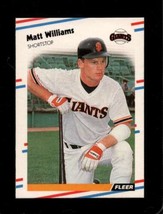 1988 Fleer #101 Matt Williams Nmmt (Rc) Giants - £4.24 GBP