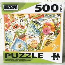 Lang Seed Packets 500 Piece Jigsaw Puzzle - Complete - Includes Large Art Guide - £12.93 GBP