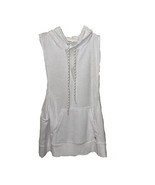 C&amp;C California White Sleeveless Terrycloth Tank Top Hoodie Top Womens Me... - $17.00