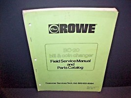 Rowe BC-20 Original 1981 Dollar Bill Change Machine Service Parts Manual Catalog - £18.39 GBP