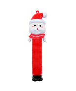 Christmas Santa Claus light stretch pop tube anti stress kids toy  - $8.90