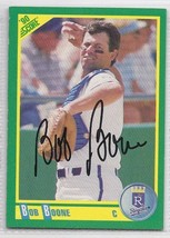 Bob Boone Signed Autographed 1990 Score Card - $9.50