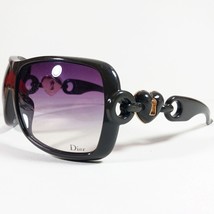Christian Dior DIOR LOCK Brown/Gold Large Wrap Y2K Sunglasses Frames Only - $75.00