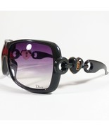 Christian Dior DIOR LOCK Brown/Gold Large Wrap Y2K Sunglasses Frames Only - $102.57 CAD