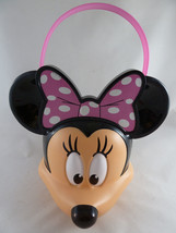Minnie Mouse Halloween Easter Bucket Basket Plastic PTI Group Disney Pink - £12.65 GBP