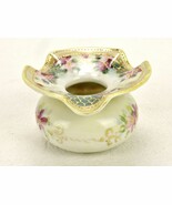 Nippon Porcelain Inkwell, Hand Painted Floral, Gold Gilding, Antique Off... - €25,49 EUR