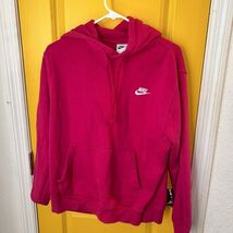 Nike Womens M Sportswear Club BB Pullover Hoodie Pink - $30.97