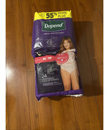 Depend Night Defense Adult  Bladder Leak Underwear 24-pack - Medium open... - $371.88 MXN