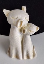 Vintage Cat &amp; Kitten Singing Figurine Made in Mexico Sticker - $5.98