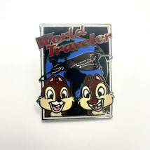 Disney Trading Pin DL - Chip and Dale - World Travelers - Hidden Mickey ... - £10.29 GBP