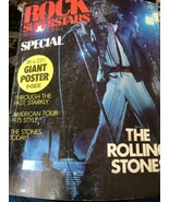 1975 The Rolling Stones Rock Superstars Magazine 36 x 22 1/2 “ Fold Out ... - £10.07 GBP