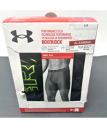 Under Armour 3 Men&#39;s Performance Tech Boxerjocks  Large (34-37)  Black 7561 - $529.91 MXN