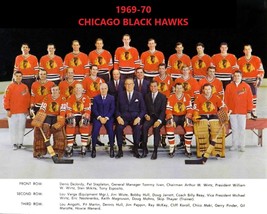 1969-70 CHICAGO BLACK HAWKS 8X10 PHOTO  PICTURE NHL HOCKEY BLACKHAWKS - £3.88 GBP