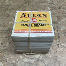 Wholesale Lot 1000 Vintage Tonic Mixer Soda Labels Atlas Bottling Co Det... - £34.95 GBP