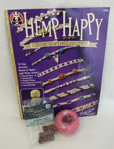 Hemp Happy Jewelry Instruction Booklet 25 Yards Pink Jute  8 Beads - £6.31 GBP