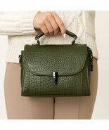 Small Black Leather Handbag – Compact Crossbody Shoulder Bag | Small Wom... - $3,638.35 MXN