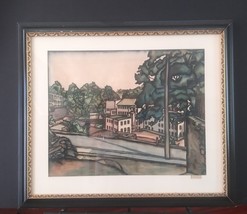 Kent Wool Mills by Marguerite Gaudin - 1935 - Exhibited at The Art Institute of  - £346.24 GBP