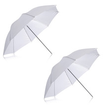 Neewer 2 Pack 33&quot;/84cm White Translucent Soft Umbrella, Nylon Material - £41.75 GBP