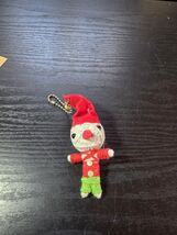 Snowman Elf Voodoo String Doll charm, keychain Christmas - $13.95