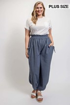 Women&#39;s Voluminous Relaxed Fit Pant With Side Pockets - €40,61 EUR