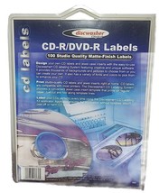 Discwasher Digital CD CD-R/DVD-R Labels 100 Studio Quality Matte-Finish ... - $13.77