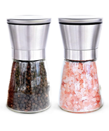 Salt and Pepper Shaker Grinder Set Stainless Steel Mill with Adjustable ... - €30,86 EUR