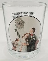 I) Saturday Evening Post Norman Rockwell Glassware Courting At Midnight ... - $4.94