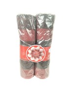 Holiday Time 10 Inch Deco Mesh Red Black Bow Fabric 2 Pack of 18 inch Rolls - $10.36